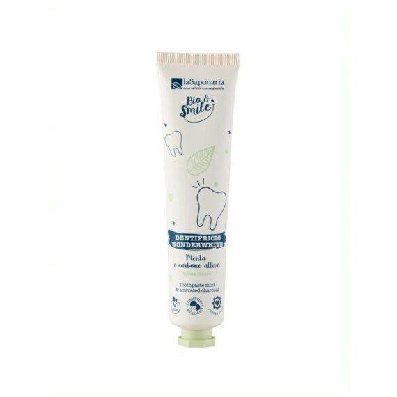 Dentifrico menta y carbon Bio 75ml La Saponaria