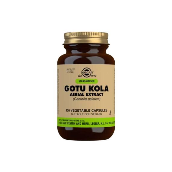 Gotu Kola-Centella Asiatica 100 vegcaps Solgar