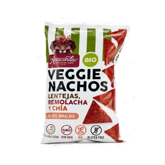 Nachos Veggie Lenteja remolacha y chia Bio 125g Anaconda