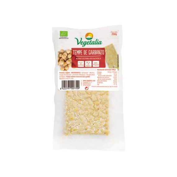 Tempe de garbanzos fresco bio 250g Vegetalia