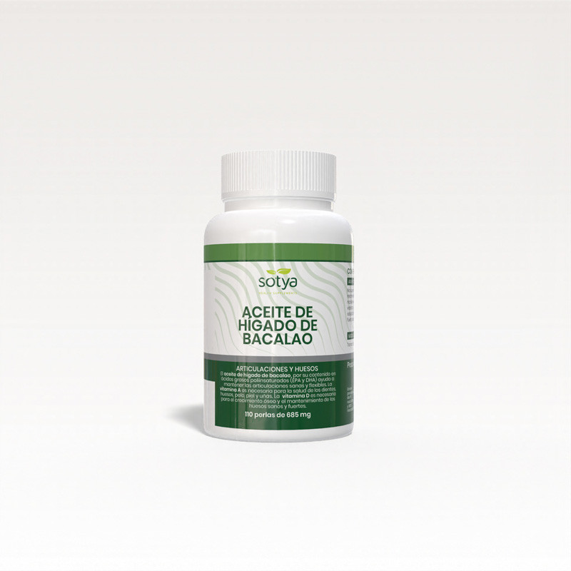 Aceite de higado de bacalao 685mg 110 perlas Sotya