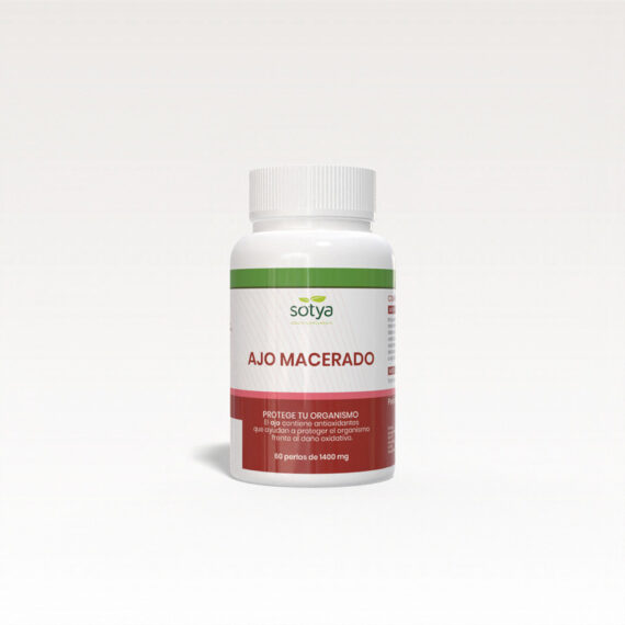 Ajo macerado 1400mg 60 perlas Sotya
