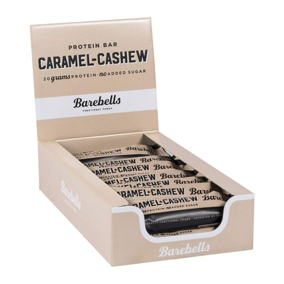 Barrita proteica caramelo anacardos-caramel cashew 12x55g Barebells