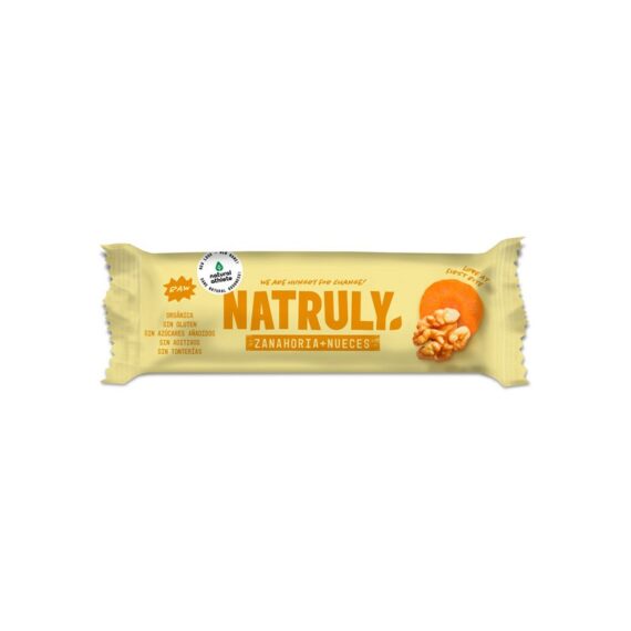 Barrita Raw de Zanahoria y Nueces Bio 24x40g Natruly