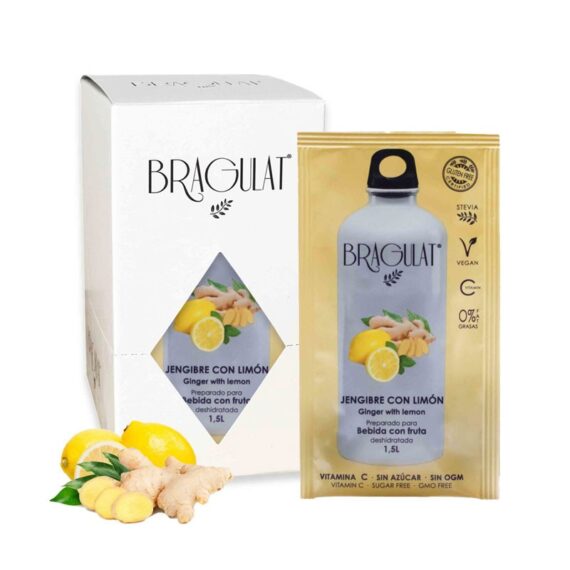 Bebida Soluble Jengibre y Limon 15x9g Bragulat