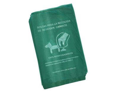 Bolsa Recogida Residuos Caninos 20x33 100% Biodegradable 100 unds