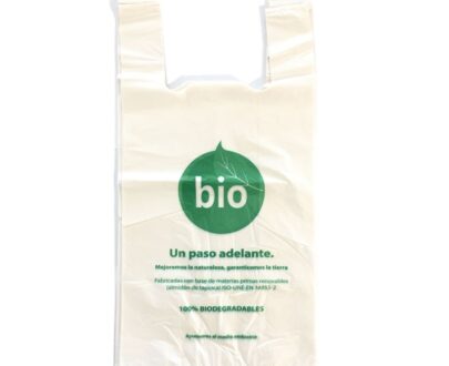 Bolsa Camiseta pequeña (Shirt) 40x50 Compostable 100unds