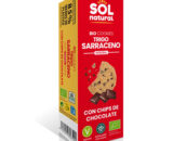 Cookies trigo sarraceno con chips de chocolate bio 170g Sol Natural