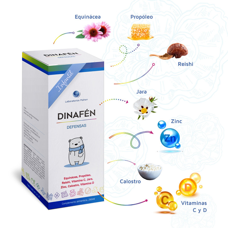 Dinafen Jarabe Infantil (defensa) 250ml Mahen
