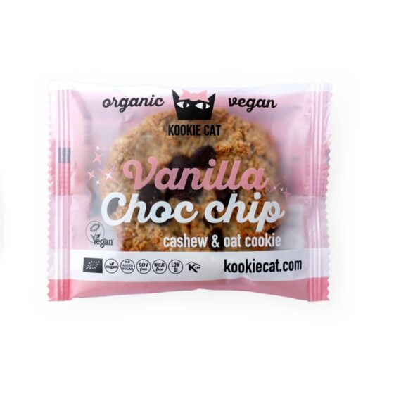 Galleta con vainilla & chocolate Bio 12x50g Kookie Cat