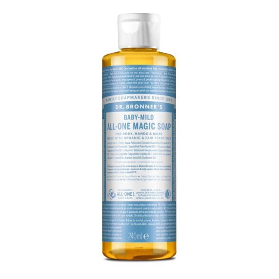 Jabon liquido neutro bebe/niño bio 240ml Dr. Bronner's