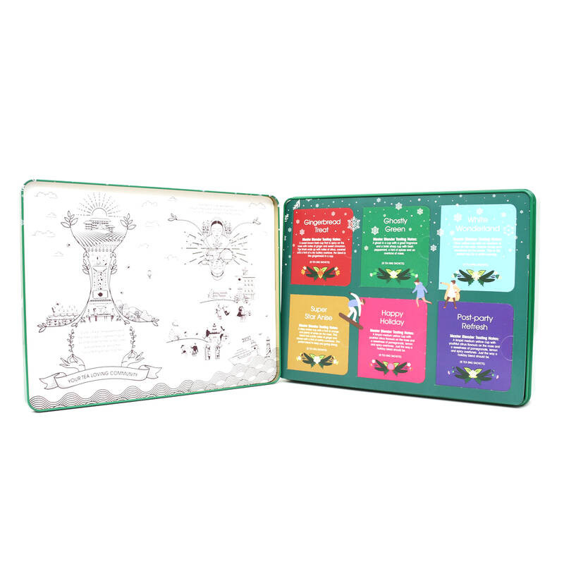 Lata Navidad Verde 36 filtros 54g English Tea Shop