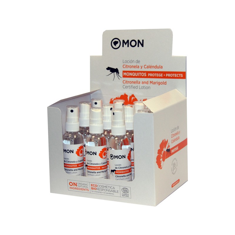 Locion repelente de mosquitos citronela y calendula 75ml Mon Deconatur