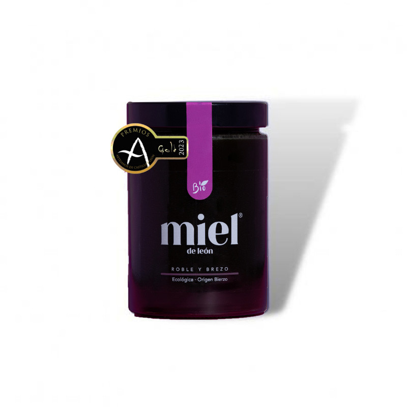 Miel de roble y brezo Bio 800g Miel de Leon