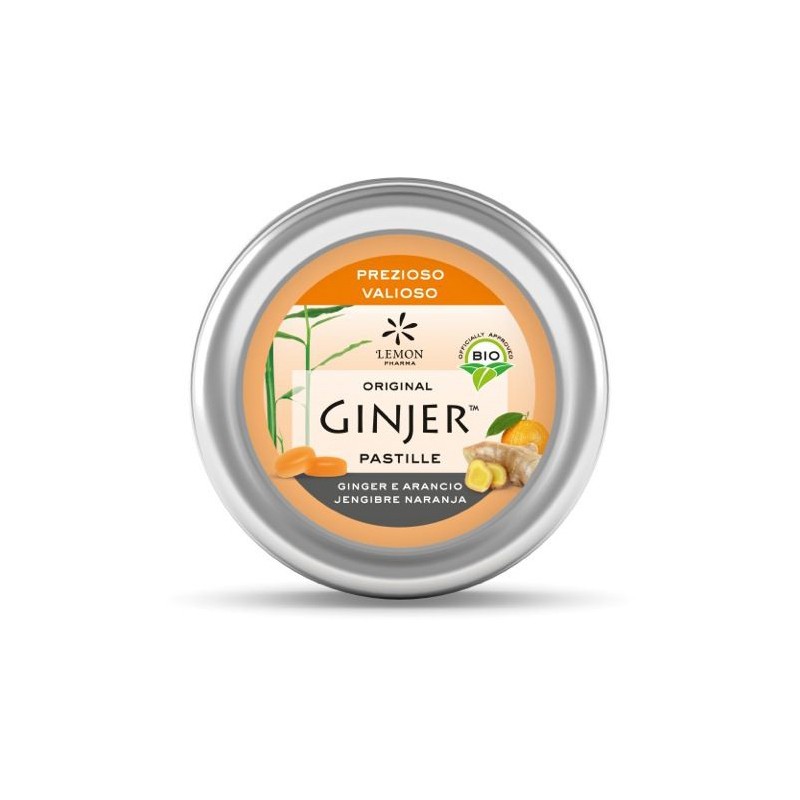 Pastillas Ginjer-Naranja Bio 40g Lemon Pharma