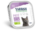 Pate para gatos con pollo y pavo tarrina bio 100g Yarrah