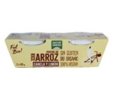 Postre de arroz canela y limon Bio 2x125g Naturgreen