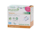 Tampones de algodon superplus sin aplicador bio 15ud Masmi