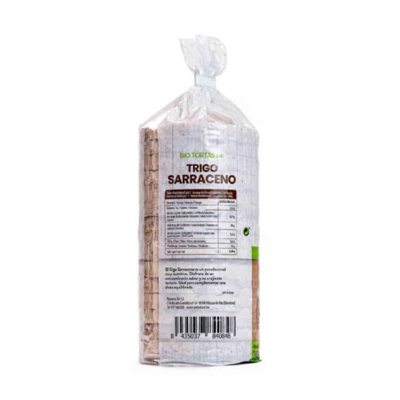 Tortas de trigo sarraceno s/gluten bio 100g Sol Natural