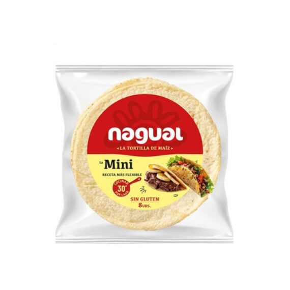Tortilla de maiz especial Mini Tacos sin gluten 200g Nagual