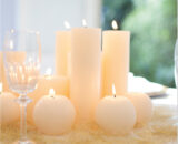 Vela Circular Maciza con mecha 10Dcm Decoragloba