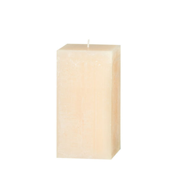 Vela Cuadrada Maciza, 6x6x15 cm Decoragloba