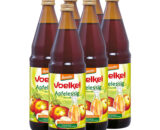 Vinagre de manzana sin filtrar bio 6x750ml Voelkel