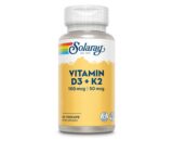 Vitamina D3 + K2 60vcaps Solaray