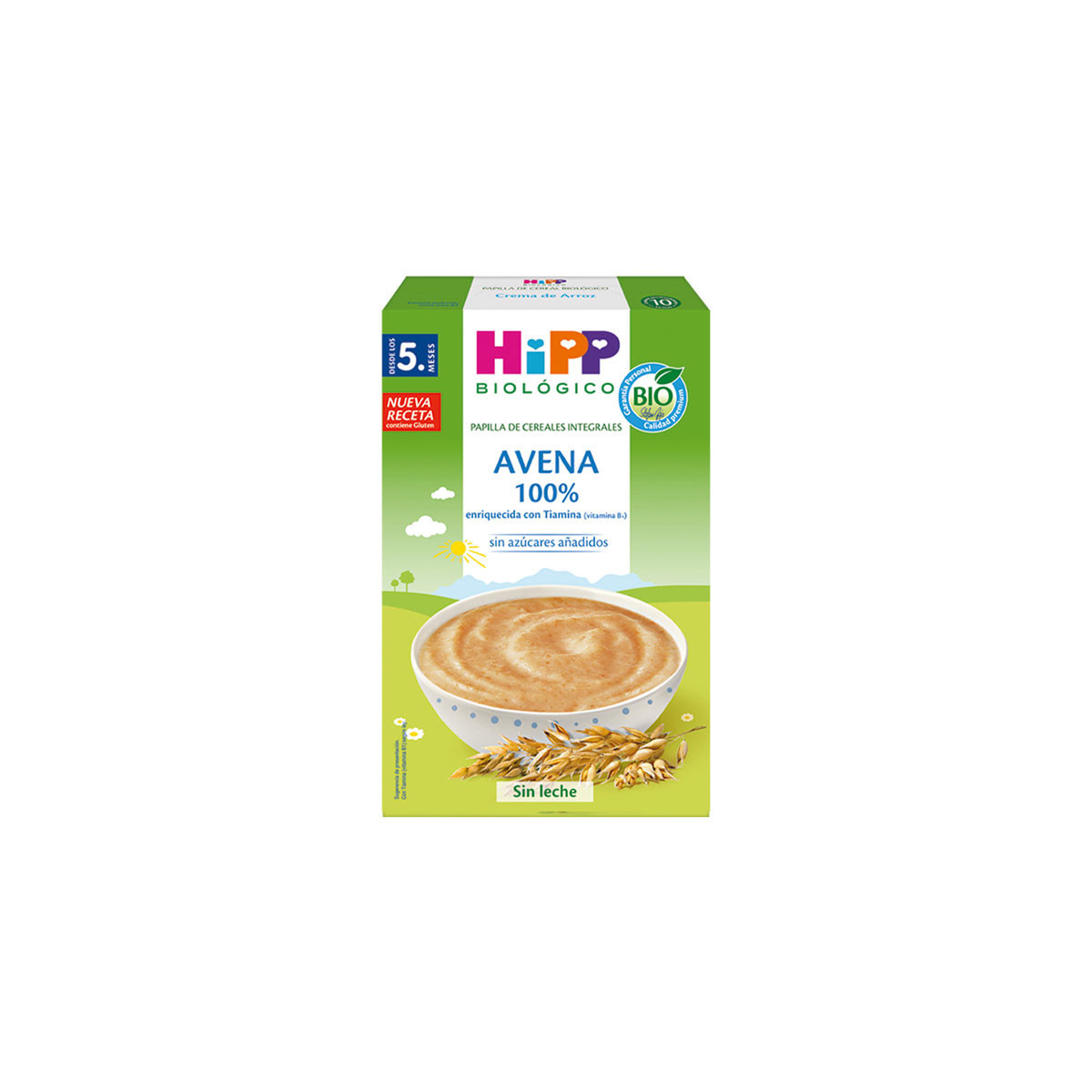 Avena 100% Papilla de cereal Bio 200g Hipp