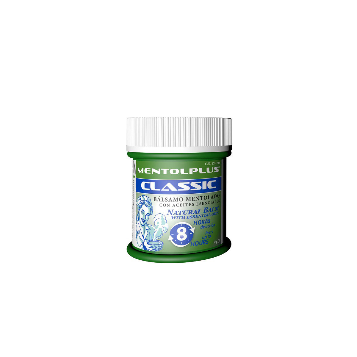 Balsamo mentolado con aceites esenciales classic 65g Mentolplus
