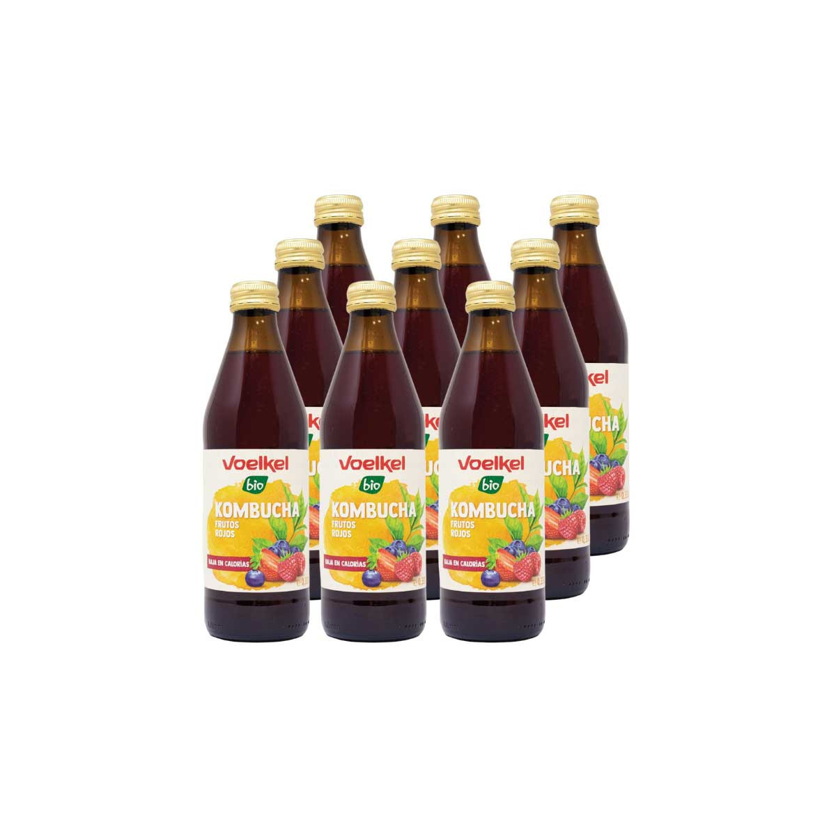 Kombucha Frutos Rojos Bio 6x330ml Voelkel