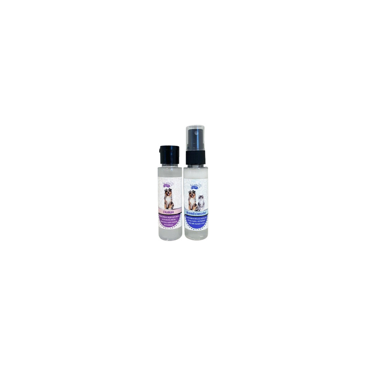 Pack Champu+Acondicionador 35ml Healthy Pets