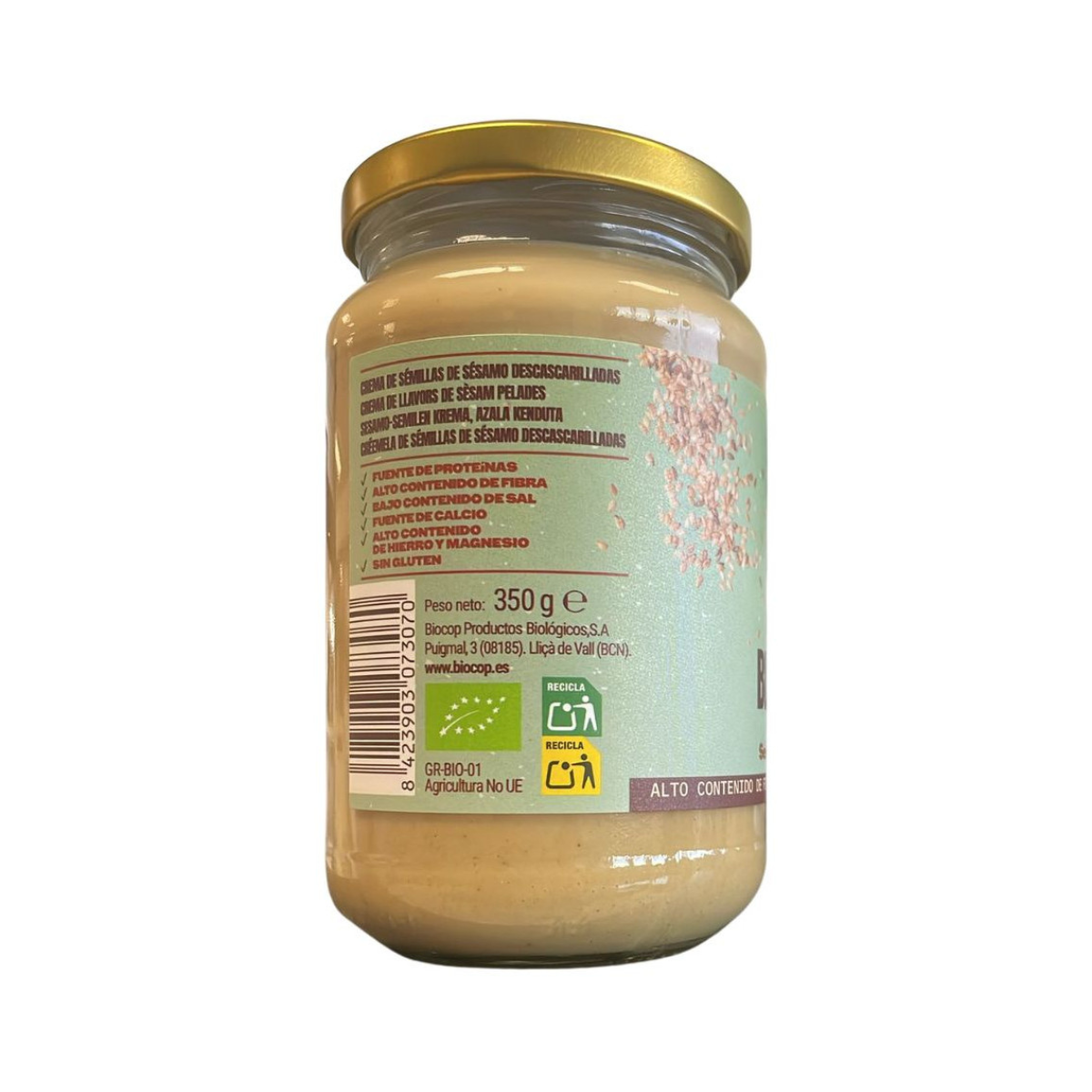 Tahin blanco Bio 350g Biocop