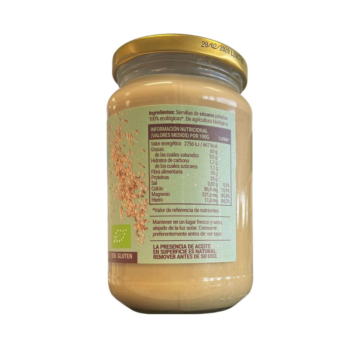 Tahin blanco Bio 350g Biocop