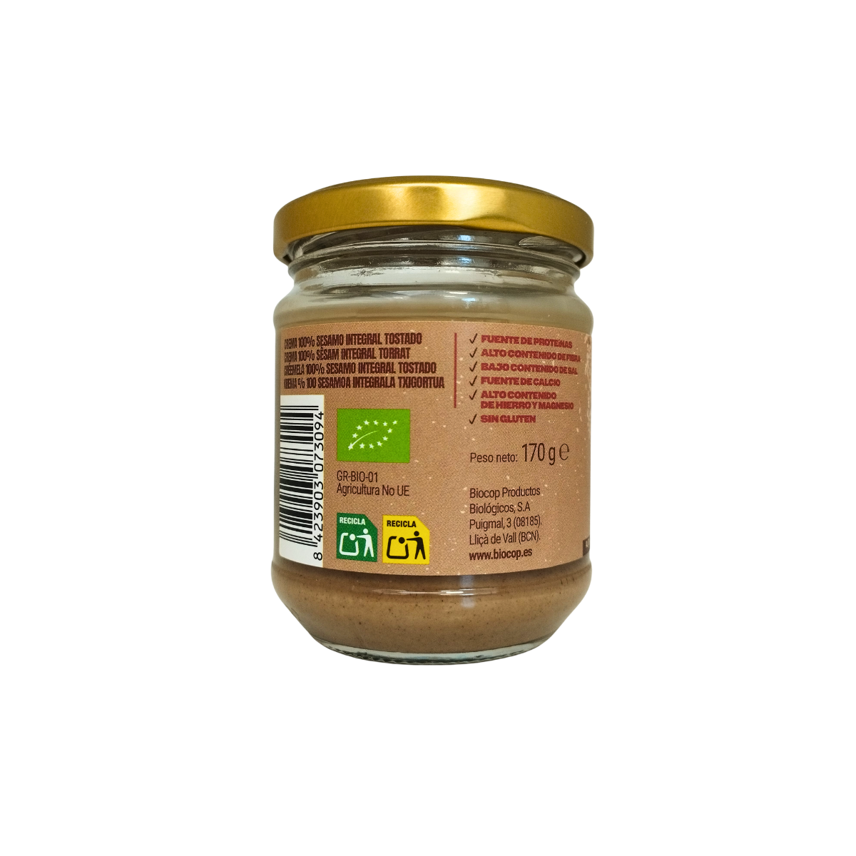 Tahin integral Bio 170g Biocop