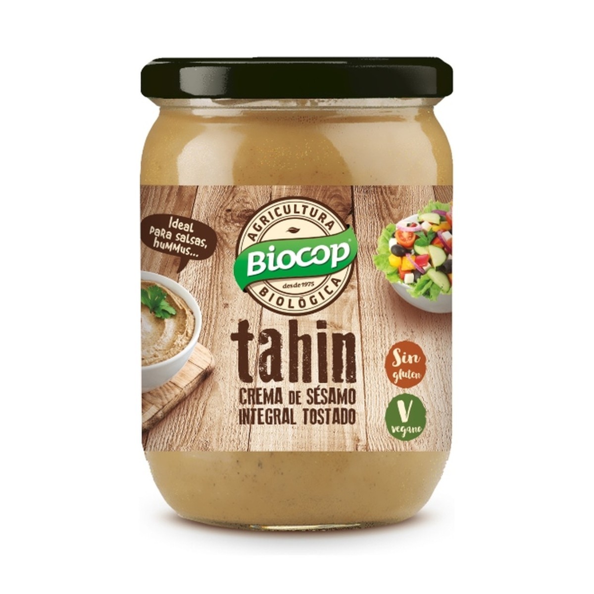 Tahin integral tostado sin sal Bio 500g Biocop